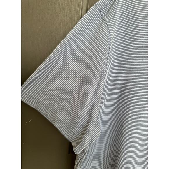 Van Heusen Men's Gray Striped Short Sleeve Polo Golf Shirt XXLarge - Picture 5 of 5
